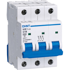 Chint C16 3P 6kA 180355