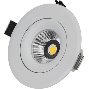 Alasvalo 8.5W 570lm 3000K,IP43, valkoinen, himmennettävä, suunnattava
